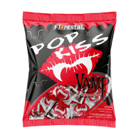 Imagem de PIRULITO POP KISS VAMP SABOR MORANGO 500G - 01 UNIDADE